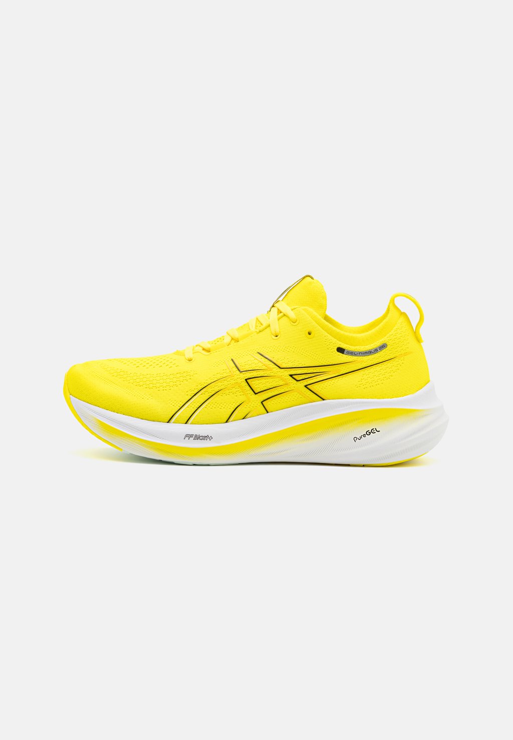 Нейтральные кроссовки Gel-Nimbus 26 ASICS, цвет bright yellow/black кроссовки нейтральные gel nimbus 26 asics цвет black neon lime
