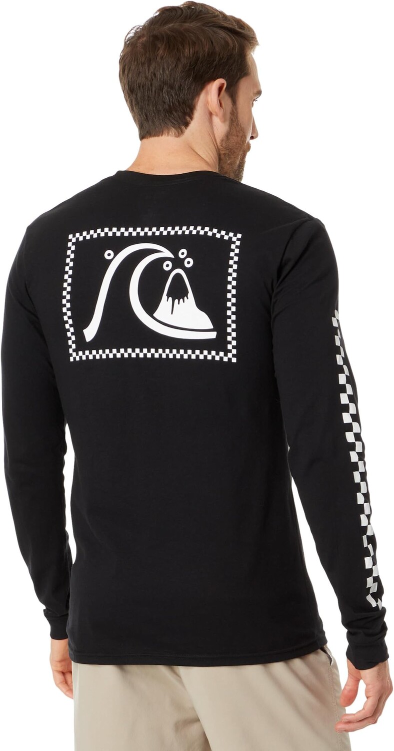 

Оригинальная футболка с длинным рукавом Quiksilver, черный