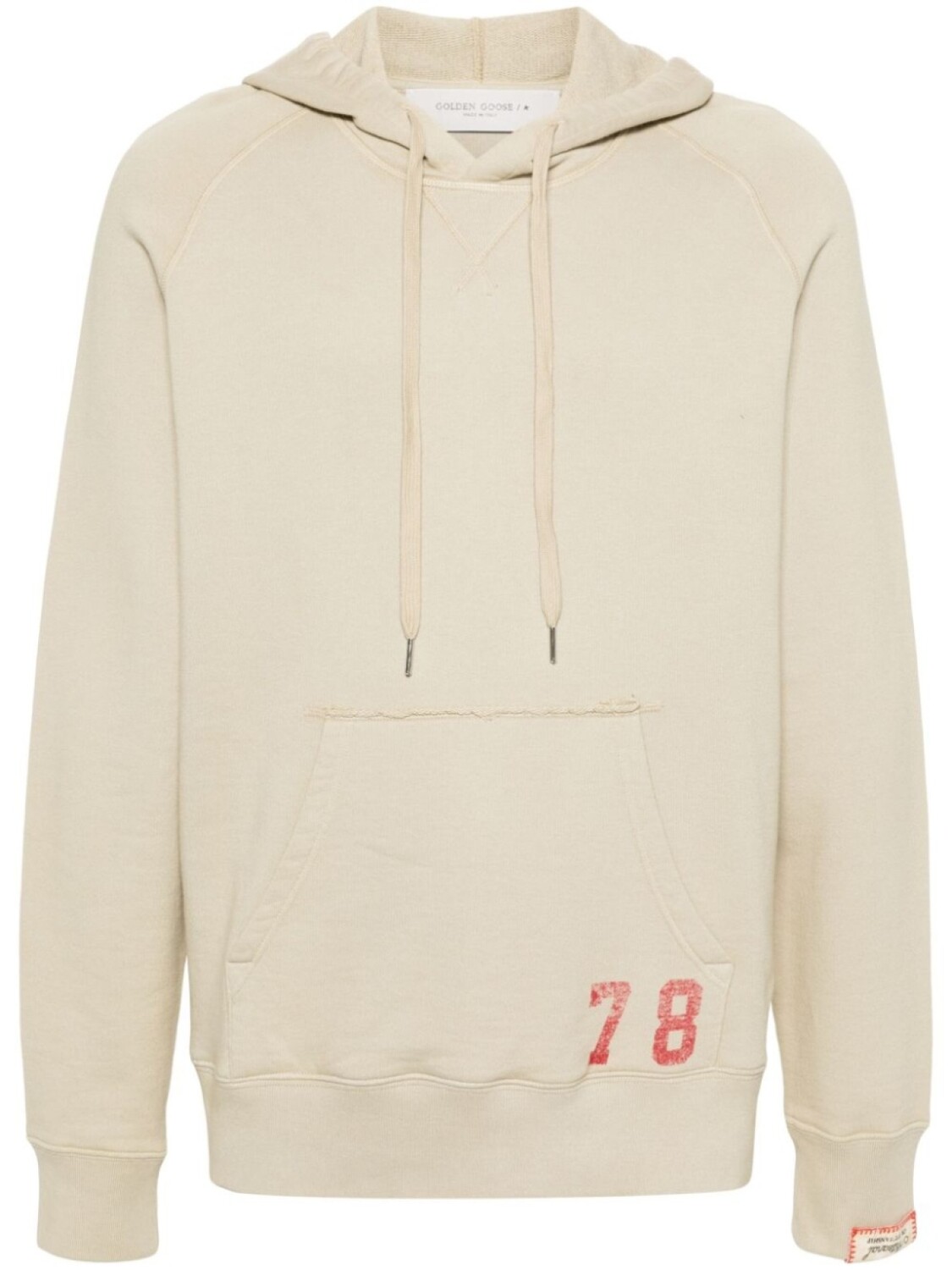 

Golden Goose худи с принтом, нейтральный цвет