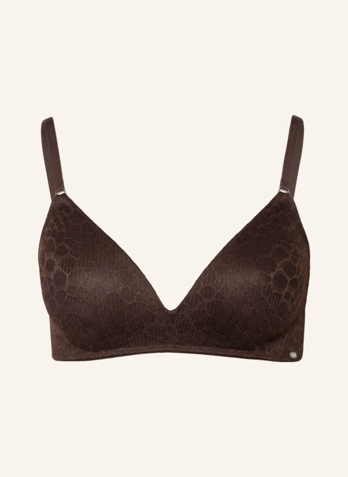 

Треугольный бюстгальтер every day in lace texture Skiny, коричневый