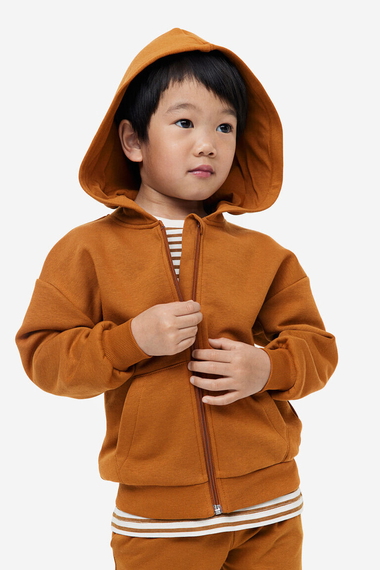 

Толстовка на молнии H&M, коричневый