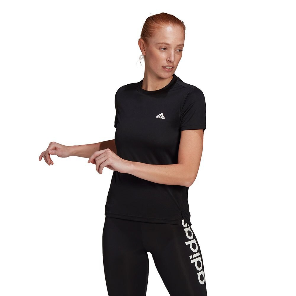 

Футболка adidas Aeroready Designed 2 Move 3 Stripes, черный