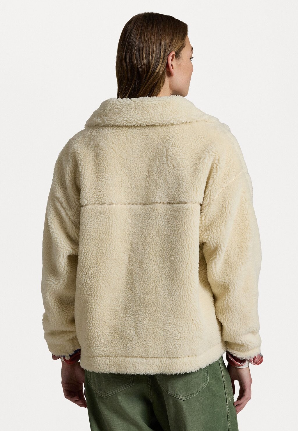 

Флисовая куртка HIGH-PILE FLEECE FULL-ZIP MOCKNECK Polo Ralph Lauren, кремовый