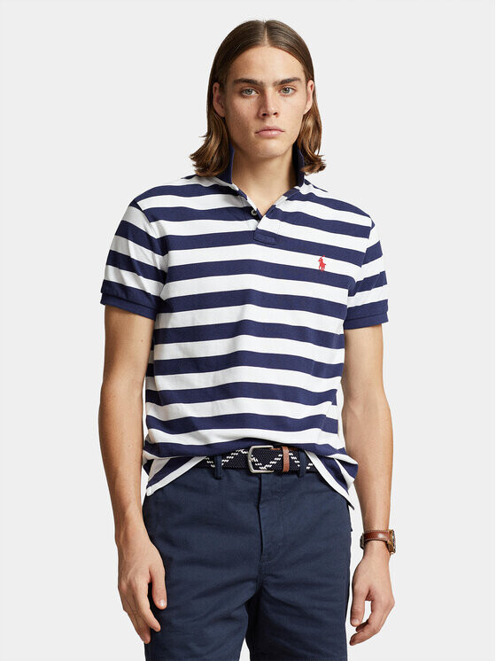 

Рубашка поло стандартного кроя Polo Ralph Lauren, синий