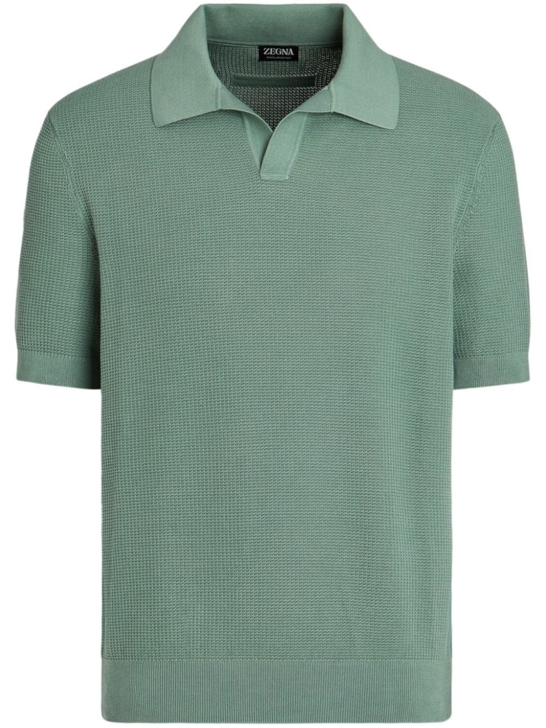 

Zegna рубашка поло, зеленый