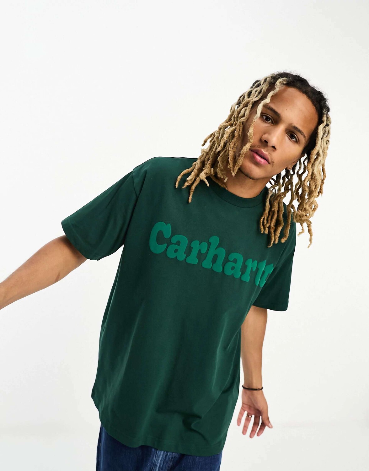 

Зеленая футболка Carhartt WIP bubbles