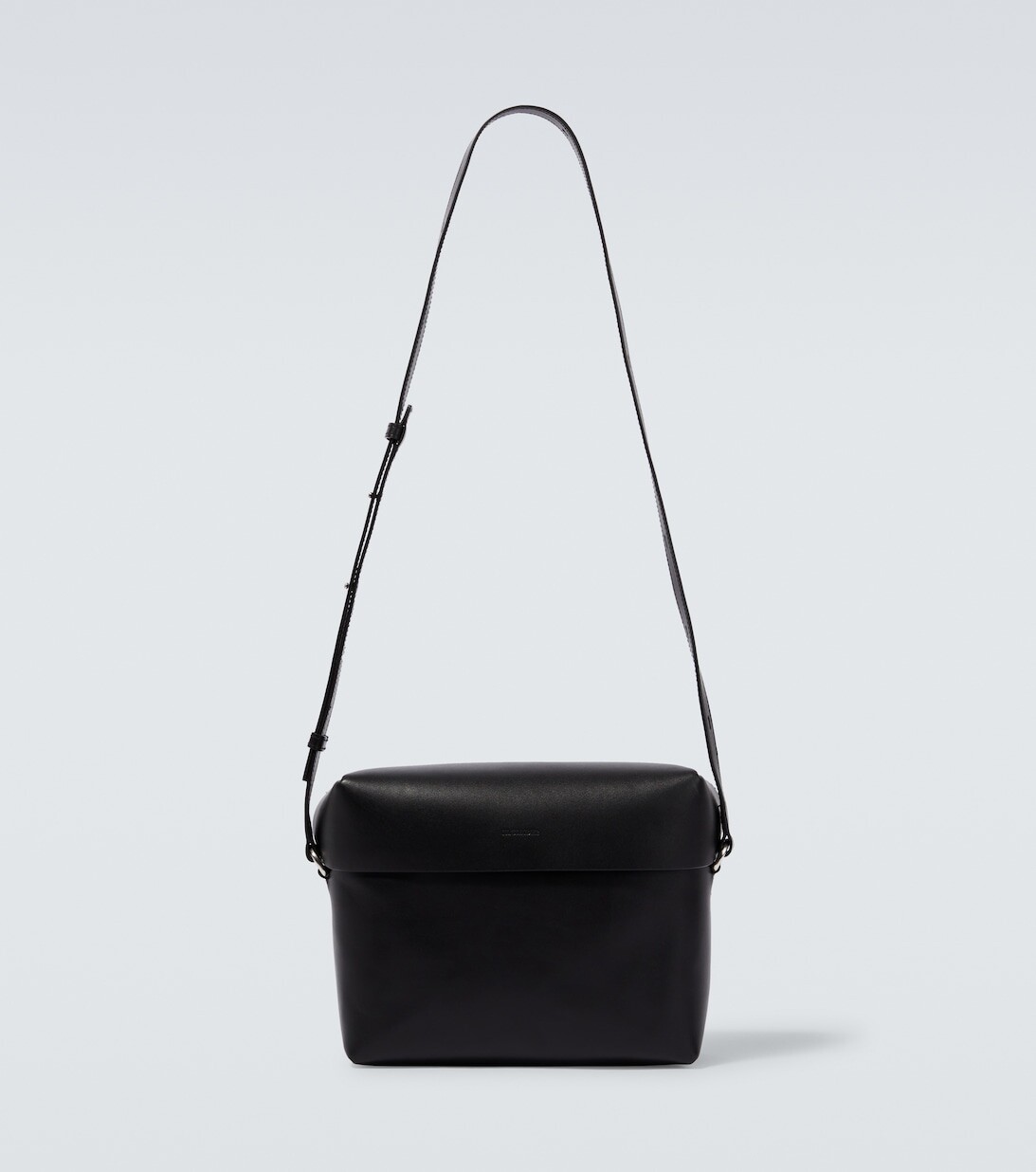 

Кожаная сумка через плечо Jil Sander, черный