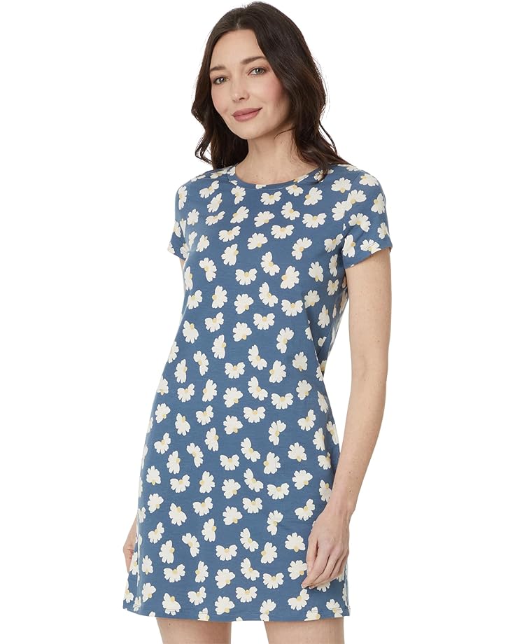 Платье Toad&Co Windmere II Short Sleeve, цвет Pacific 1/2 Daisy Print