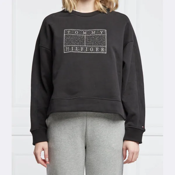 

Толстовка свободного кроя Tommy Hilfiger, черный