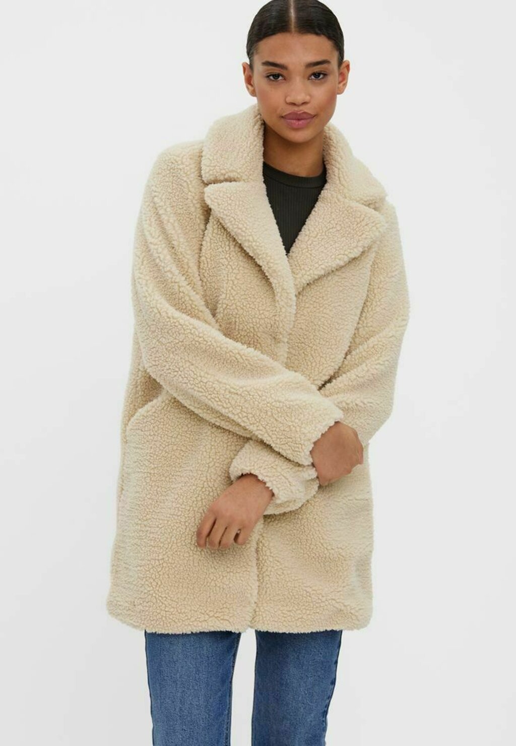 

Зимнее пальто Vero Moda, бежевый