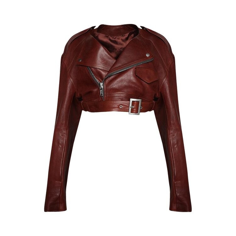 

Куртка Rick Owens Micro Biker Jacket, коричневый