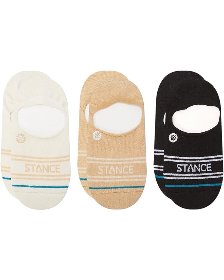 

Носки Stance Basic 3-Pack No Show, кремовый