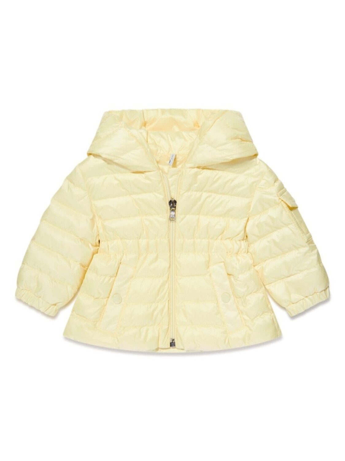 

Moncler Enfant пуховик Dalles с капюшоном, желтый
