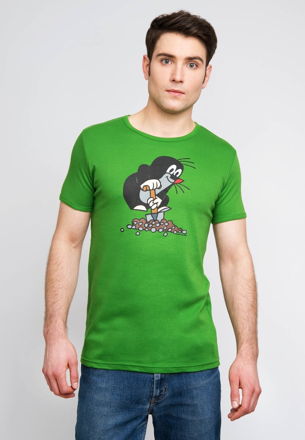 

Футболка с принтом LOGOSHIRT, зеленый