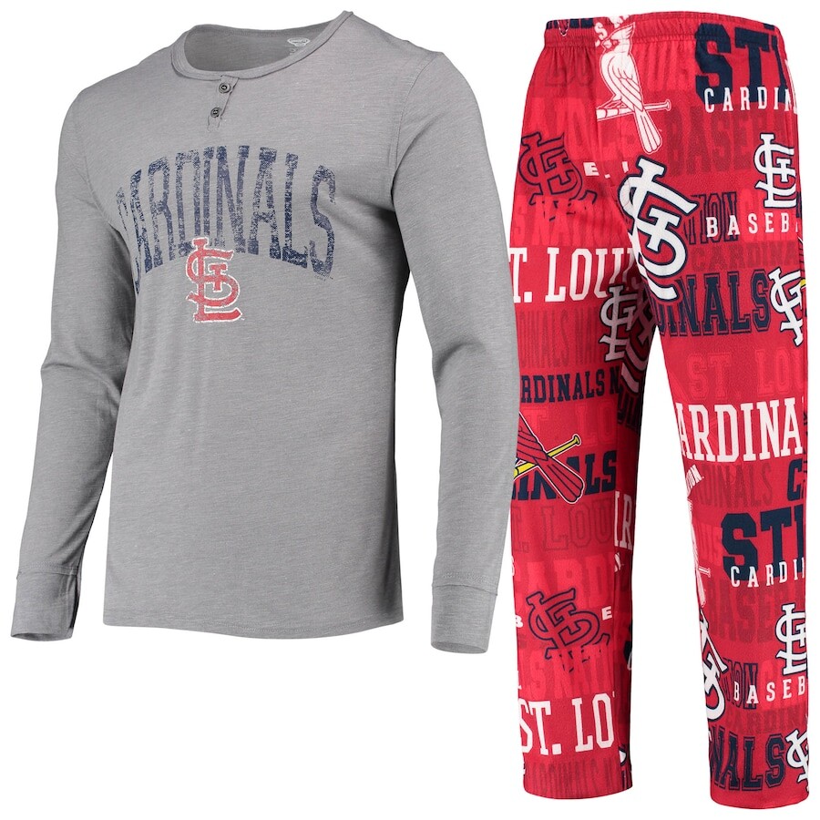 

Пижамный комплект Concepts Sport St Louis Cardinals, красный