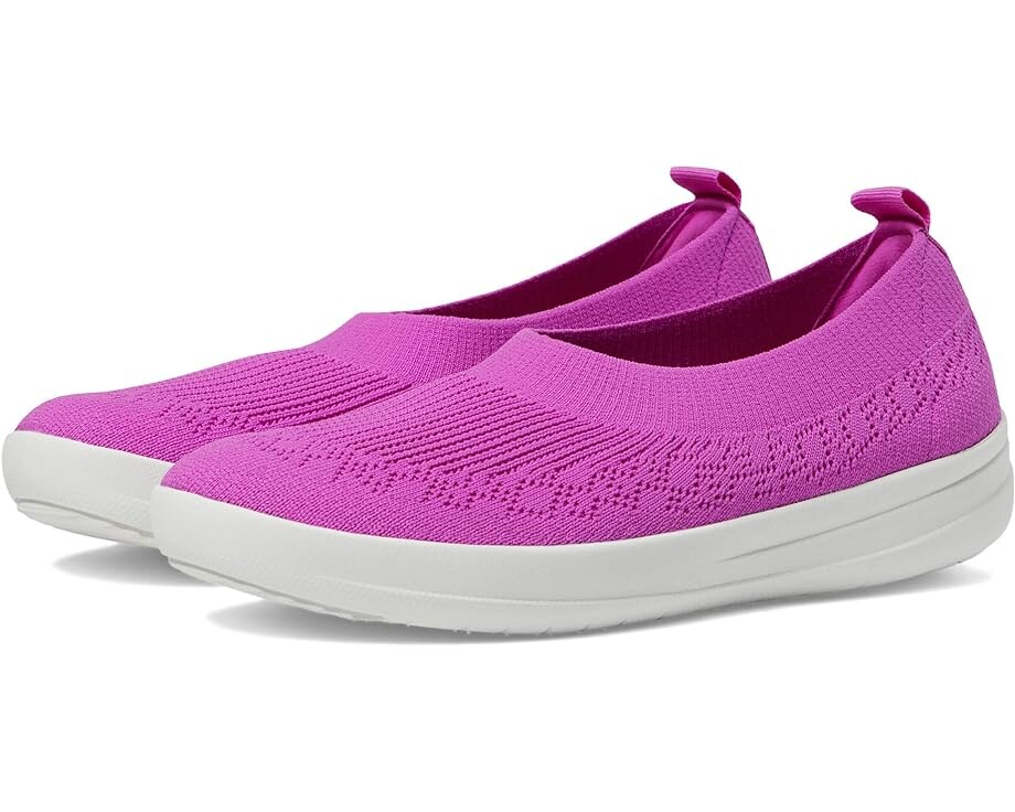 Кроссовки FitFlop Uberknit Slip-On Ballerina, цвет Miami Violet