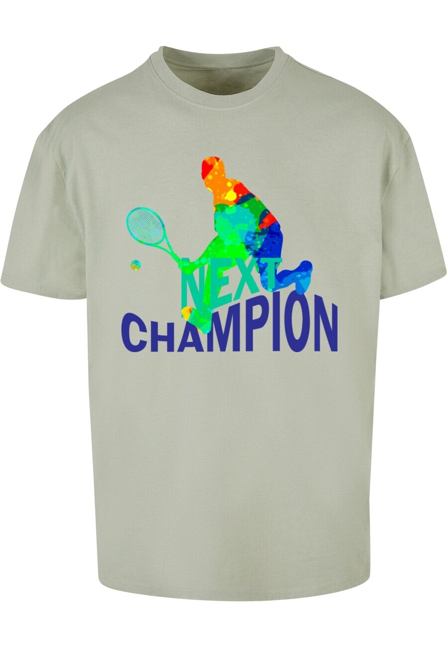 

Футболка Merchcode NEXT CHAMPION, цвет Lime/Pastel Green