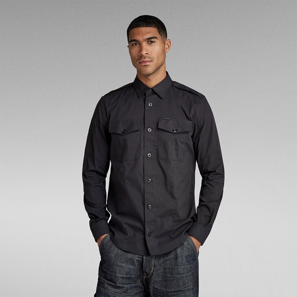 

Рубашка G-Star Tux Marine Slim Fit, серый