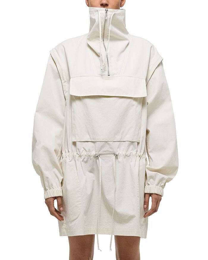 

Платье в стиле милитари Helmut Lang с ластовицами, белый