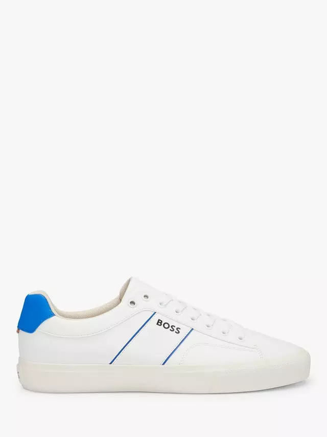 

Кроссовки HUGO BOSS BOSS Aiden Cupsole Lace Up, цвет white/blue