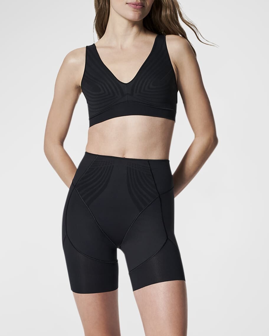 

Велосипедки Haute Contour с высокой посадкой Spanx, Черный