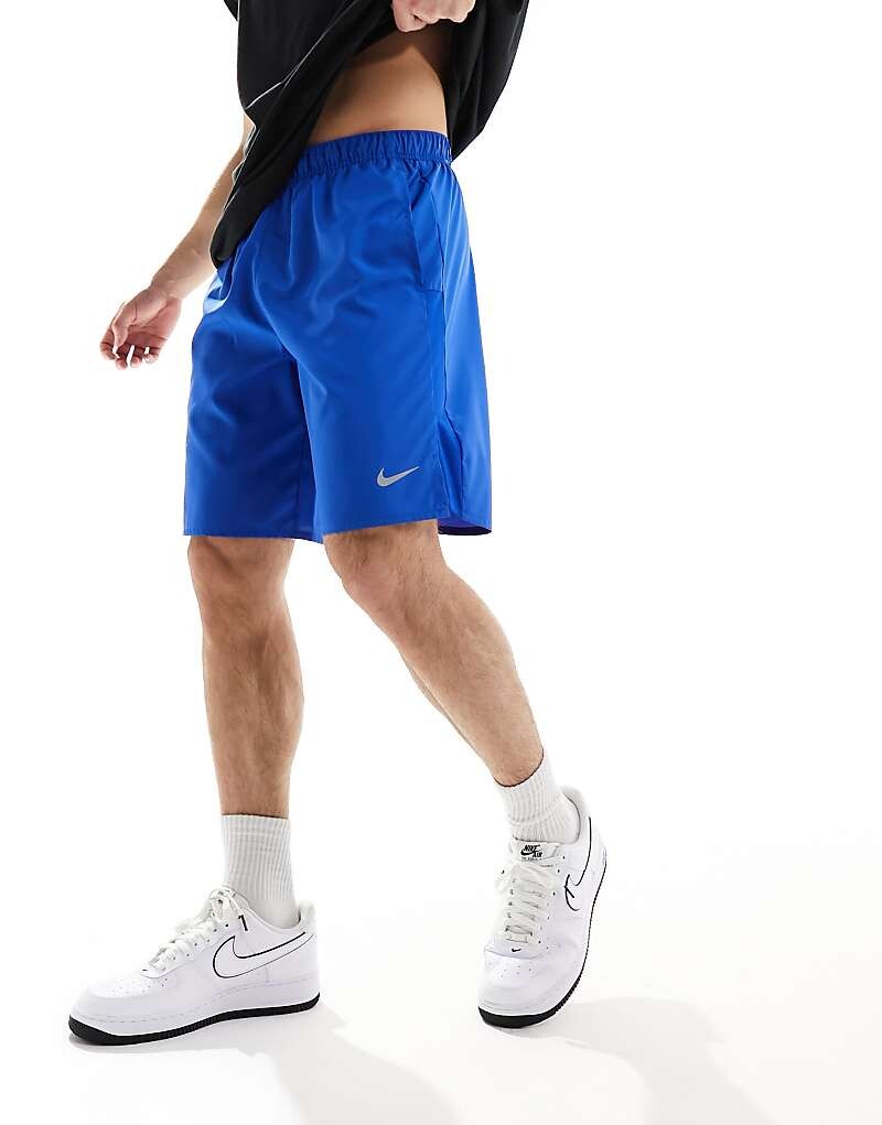 

Nike Running – Challenger Dri-FIT – шорты 9-Zoll синего цвета