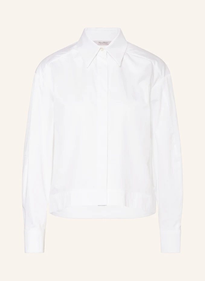 Блузка-рубашка денди Maxmara Leisure, белый