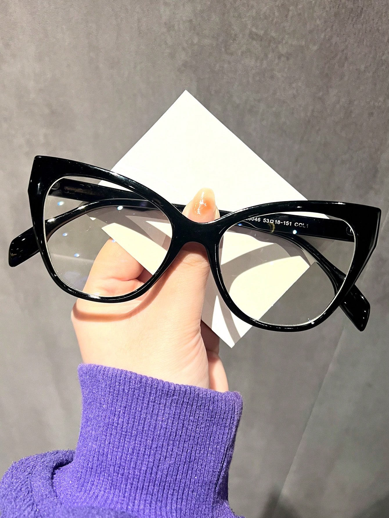 1шт Женские модные кошачьи глаза ультралегкие очки elbru tr90 в стиле ретро для чтения с маленькой оправой hd пресбиопическая лупа ультралегкие противоскользящие очки с резино