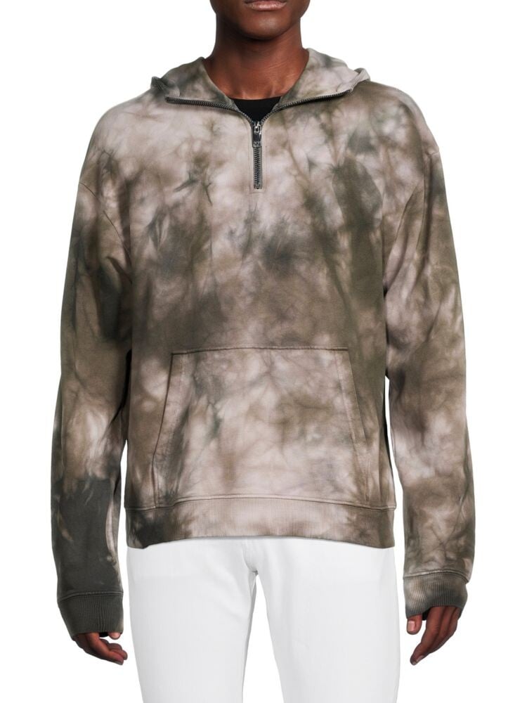 

Толстовка с капюшоном на молнии тай-дай Zadig & Voltaire, цвет Khaki Multi