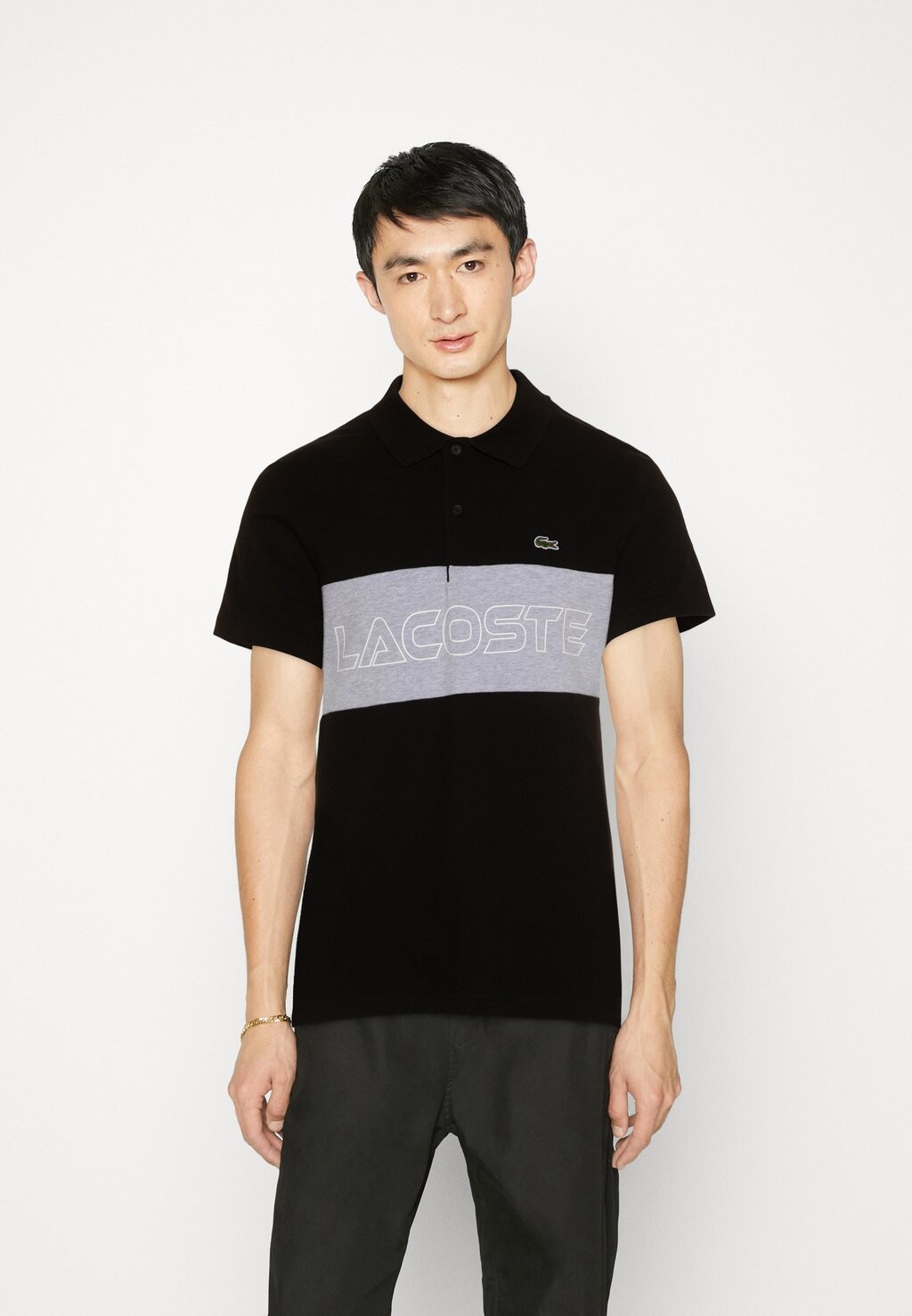 

Рубашка поло Lacoste, черный