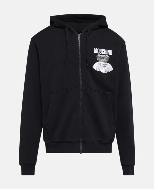 

Толстовка с капюшоном Moschino, черный