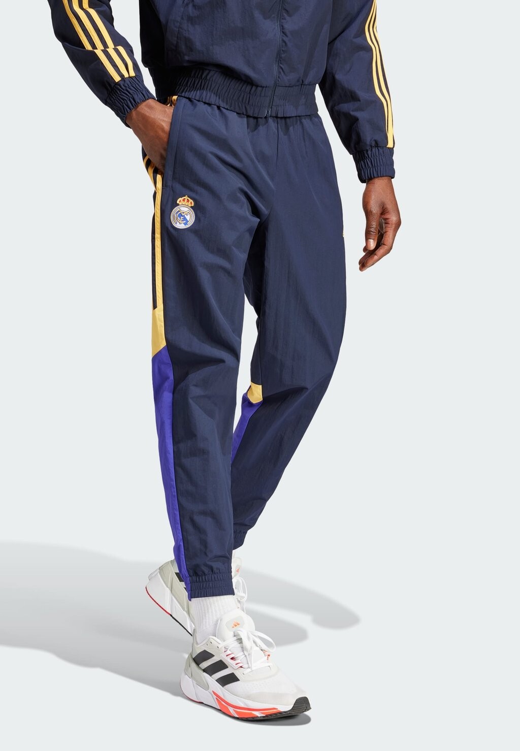 

Брюки с символикой REAL MADRID TRACK PANT adidas Performance, цвет legend ink