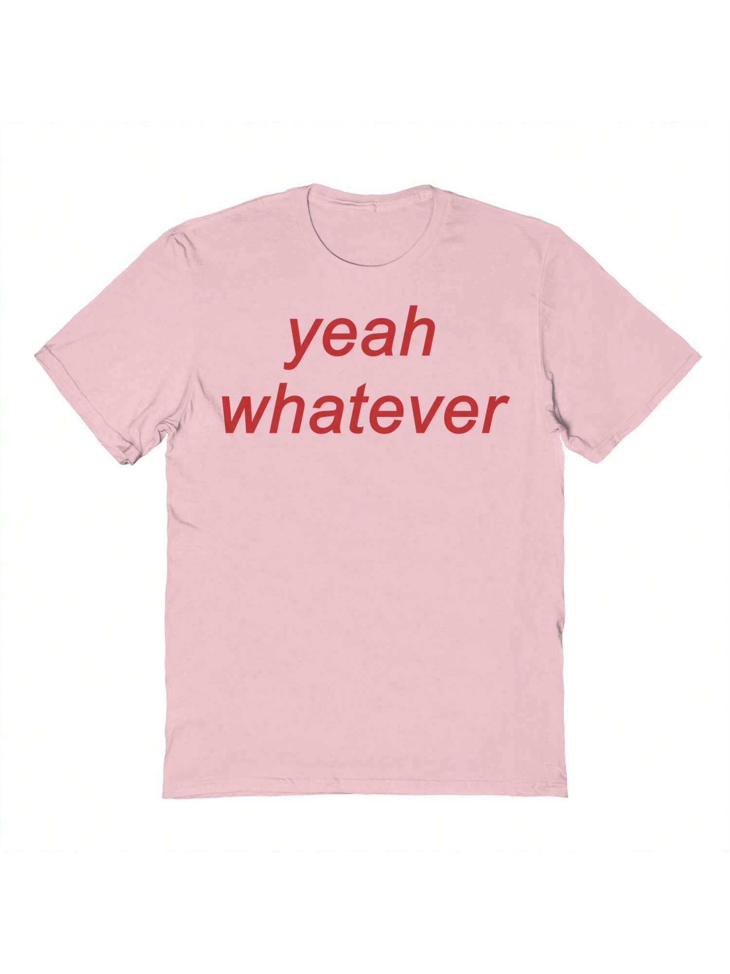 Хлопковая футболка унисекс с короткими рукавами «Почти да, розовый