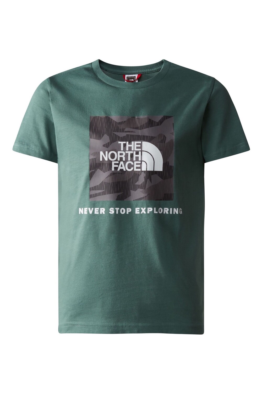 

Футболка с короткими рукавами Redbox для подростков The North Face, зеленый