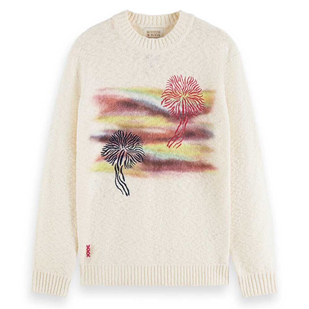 

Свитер Scotch & Soda Boucle Mock Neck, бежевый