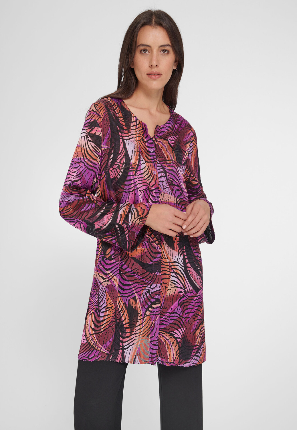 

Блуза ANNA AURA Druck Viscose, фиолетовый