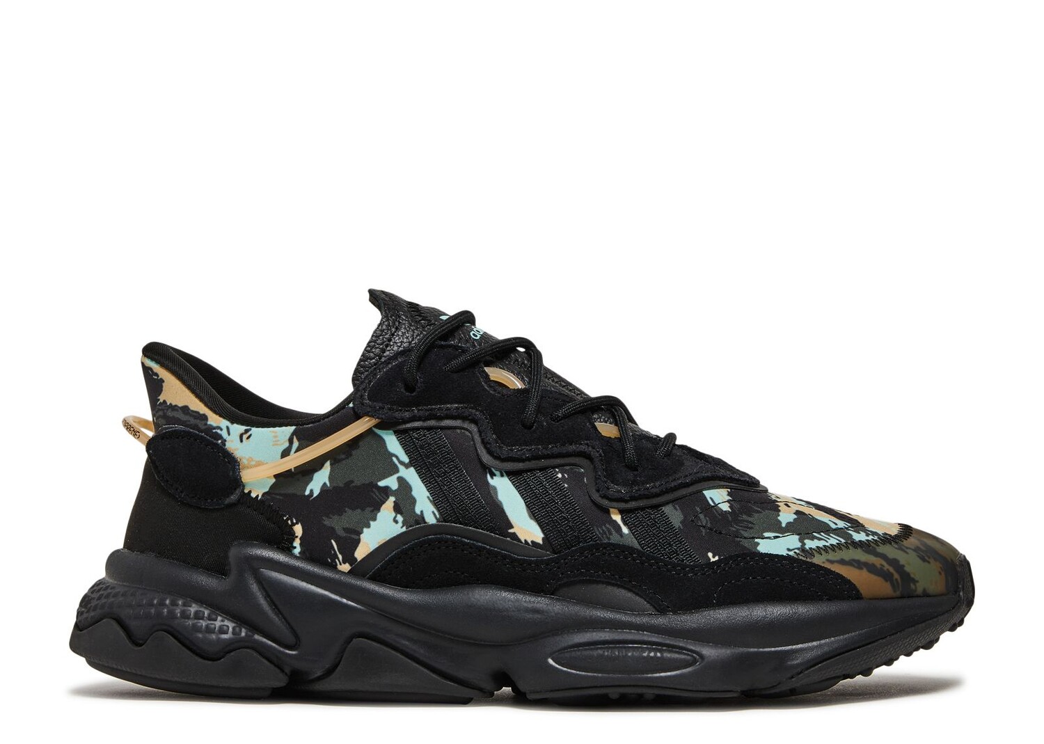 

Кроссовки adidas Ozweego 'Black Camo', черный