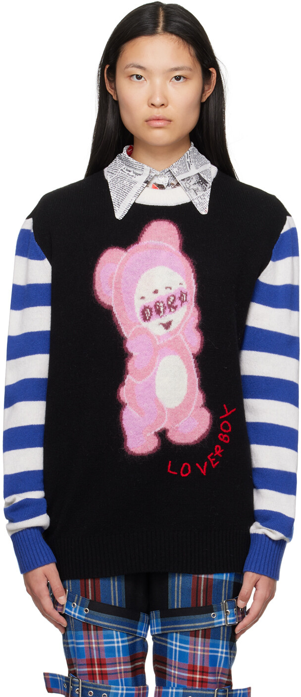 

Черный милый свитер Gromlin Charles Jeffrey LOVERBOY