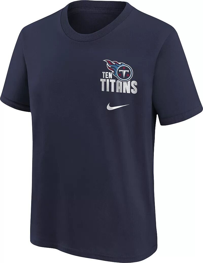 

Темно-синяя футболка с надписью Nike Youth Tennessee Titans Back