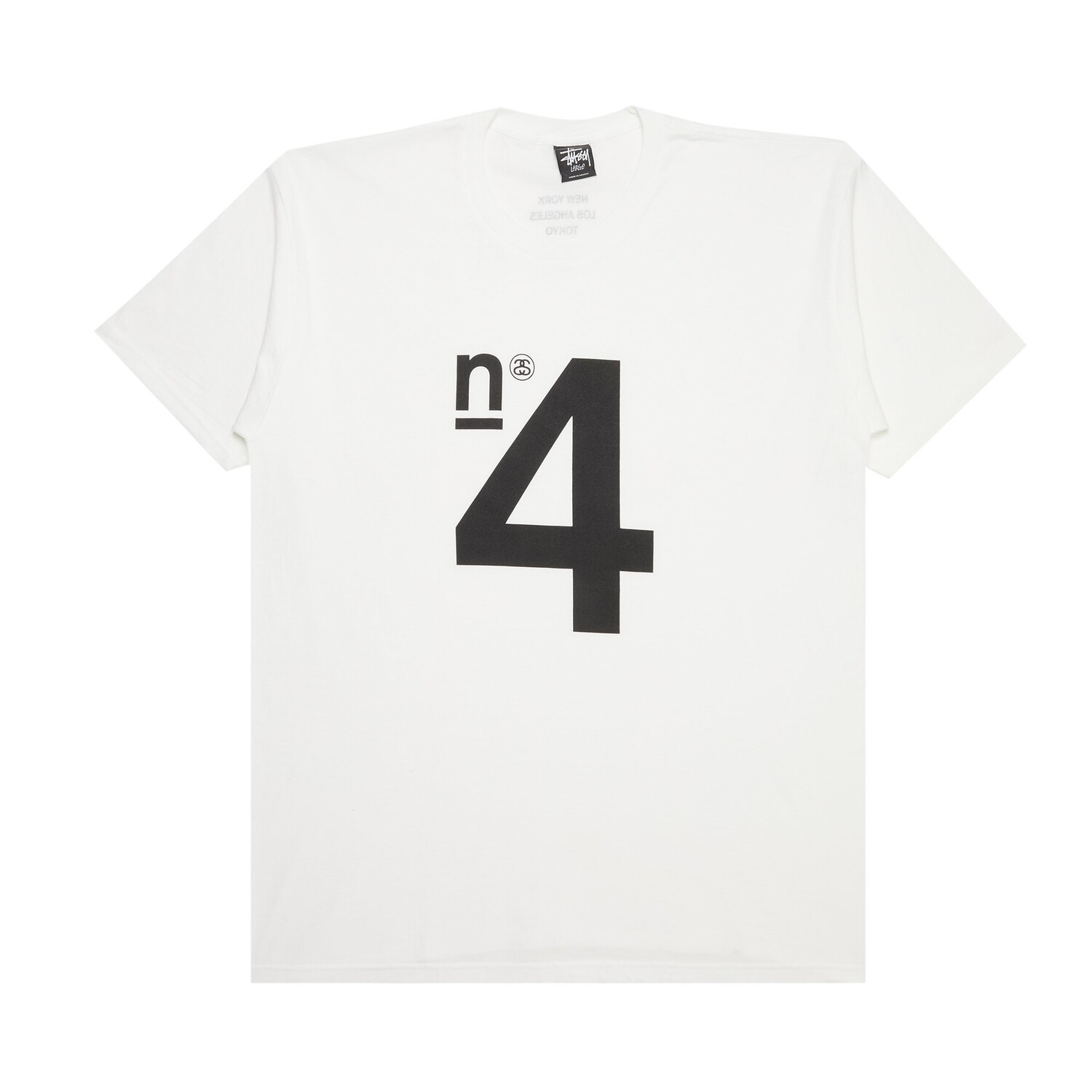 

Футболка Stussy N4 Белая, Белый, Футболка Stussy N4 Белая