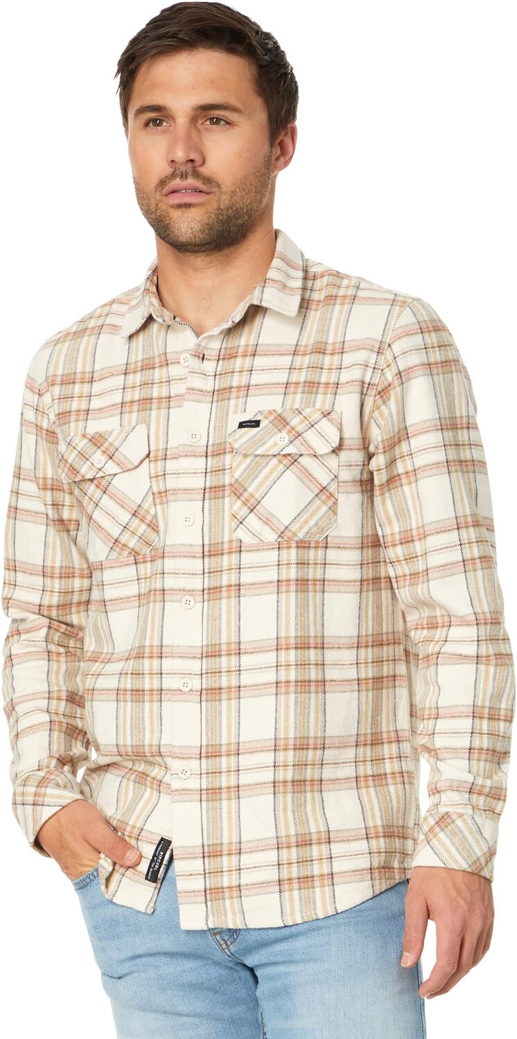 

Рубашка Griffin Long Sleeve Flannel Rip Curl, цвет Bone