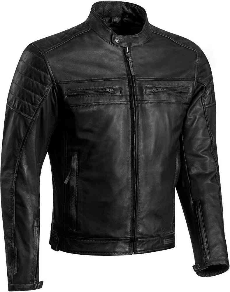 Мотоциклетная кожаная куртка Torque Ixon, черный