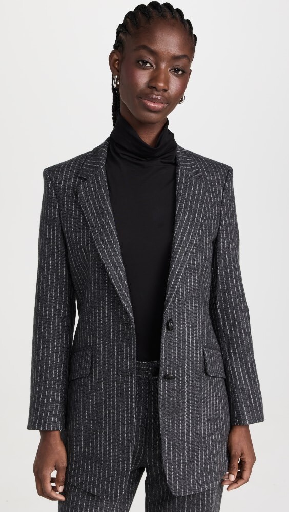 

Блейзер Rag & Bone Charles Italian Wool, серый
