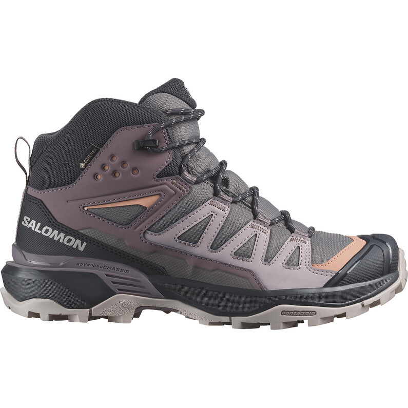 Женские туфли X Ultra 360 Mid GTX Salomon, фиолетовый