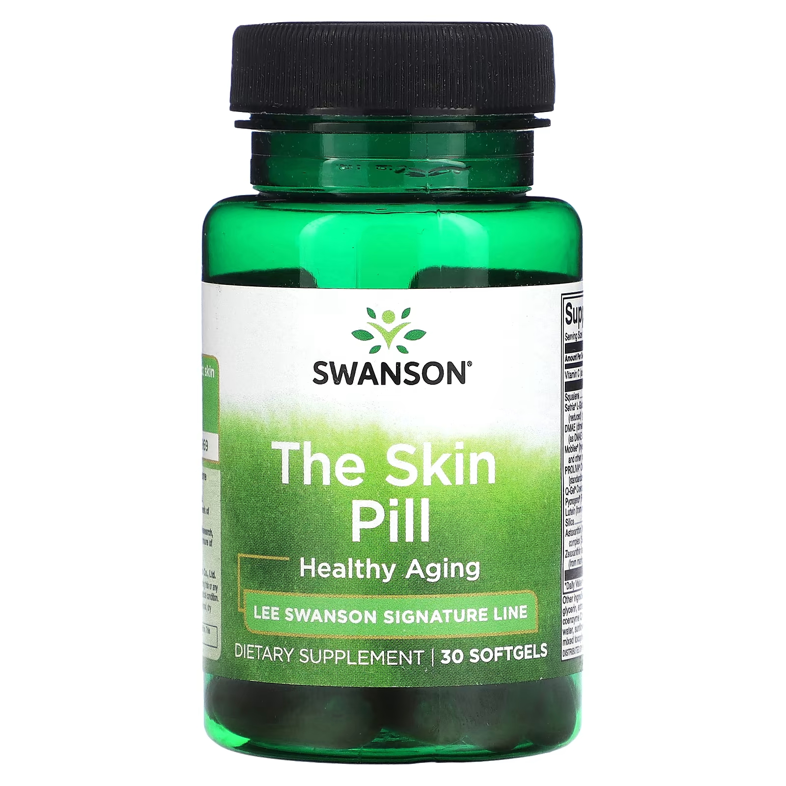 Swanson The Skin Pill 30 мягких таблеток swanson enhanced pqq с убихинолом 30 мягких таблеток