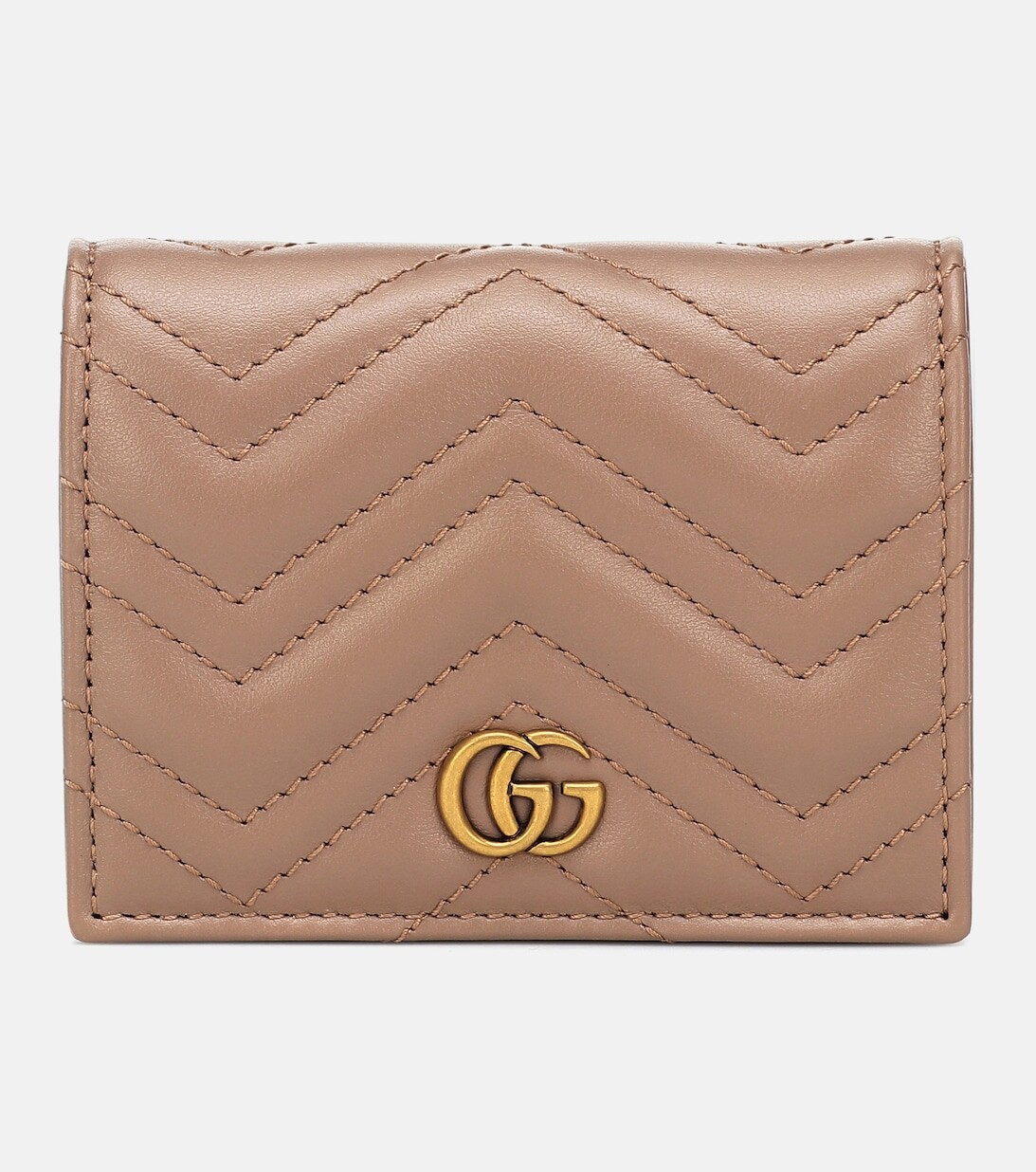 

Кожаный кошелек с логотипом GG Marmont Gucci, розовый