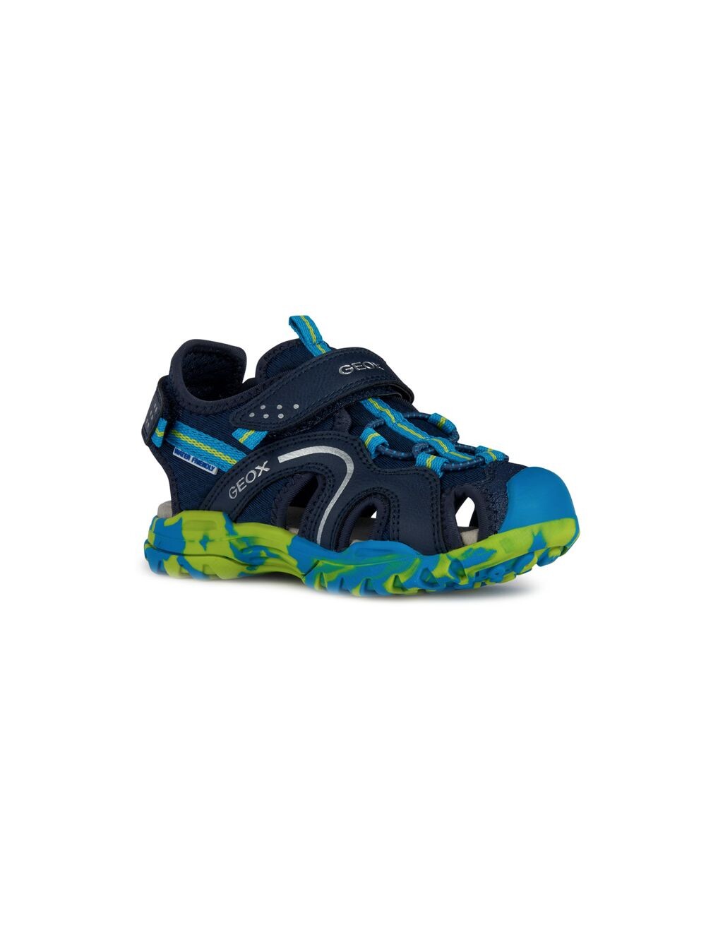 

Кроссовки с вырезами Little Boy's & Boy's Borealis Geox, нави