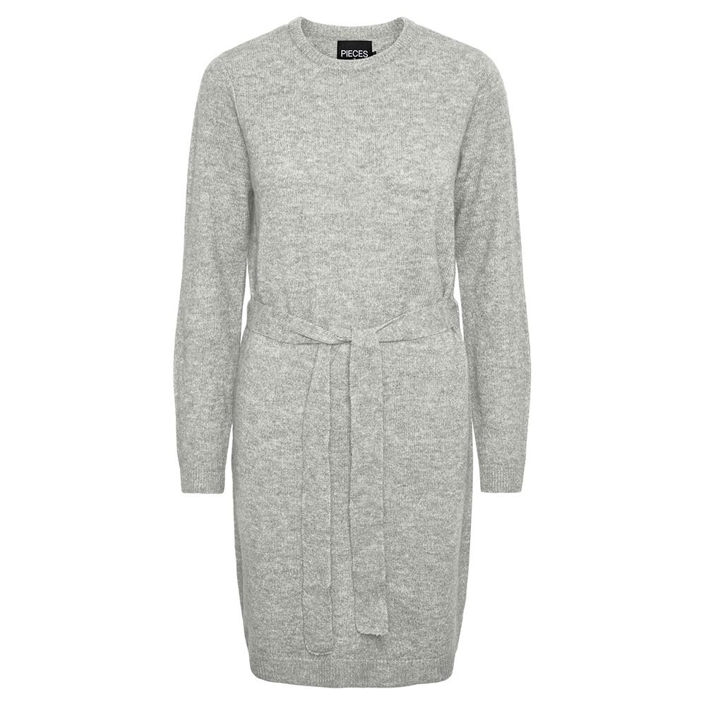 

Короткое платье Pieces Juliana Long Sleeve O Neck, серый
