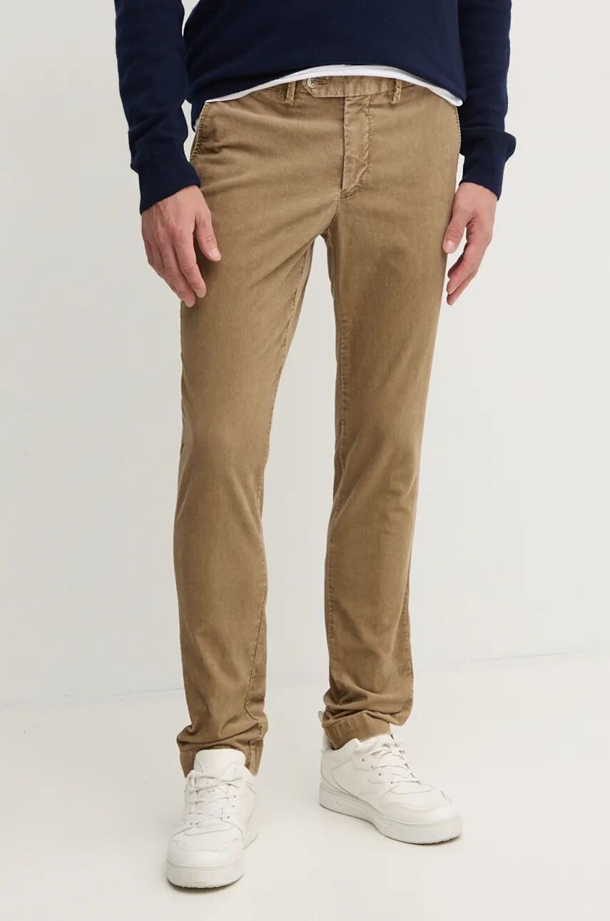 

Вельветовые брюки Hackett London, коричневый