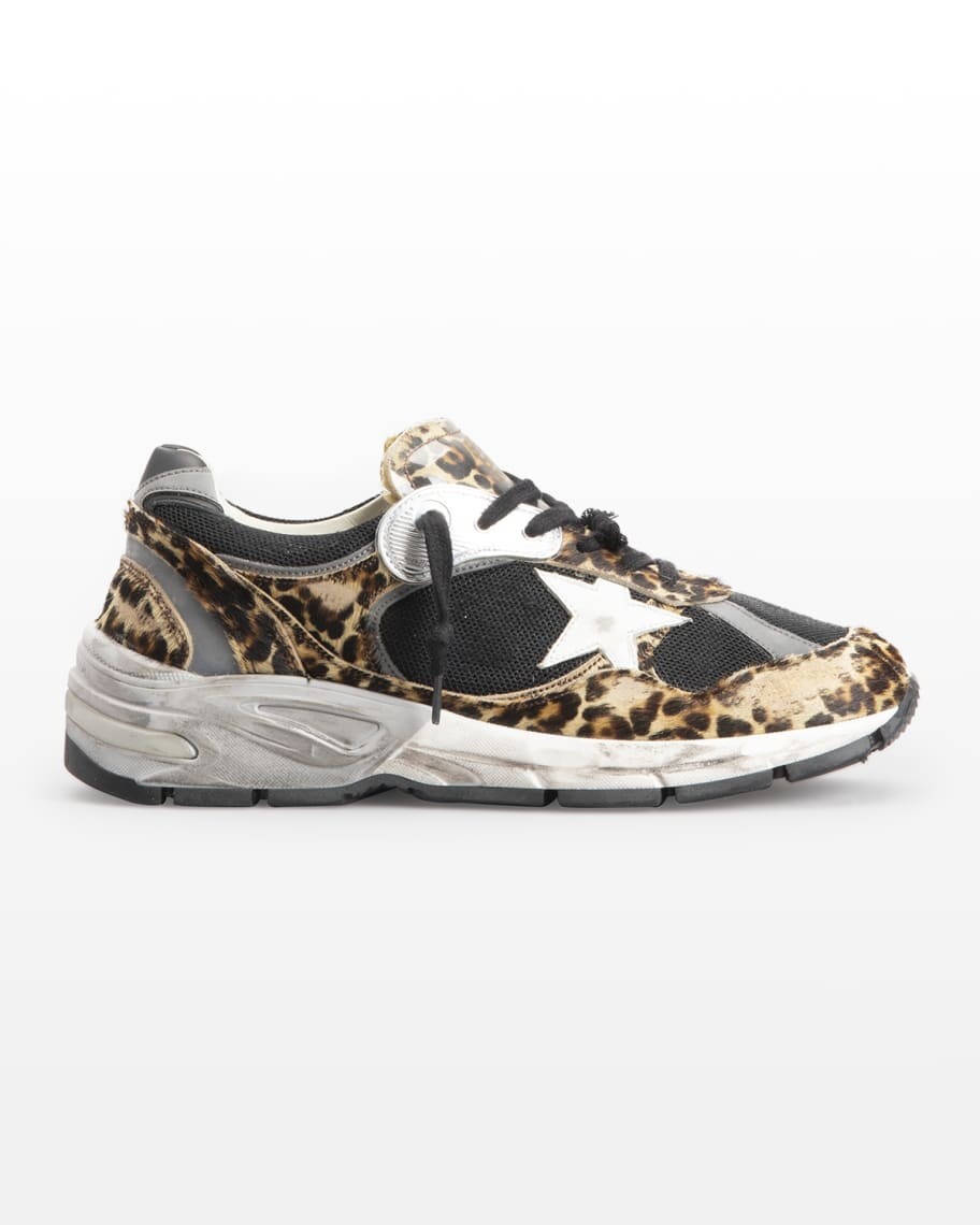

Кроссовки Star Dad с леопардовым принтом Golden Goose
